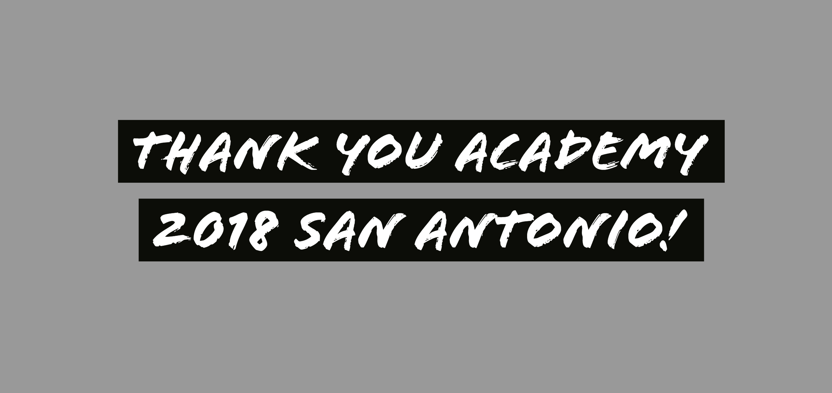TN2B Academy Thanks